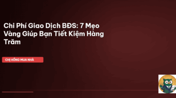 chi phí giao dịch bđs