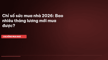 chỉ số sức mua nhà 2026
