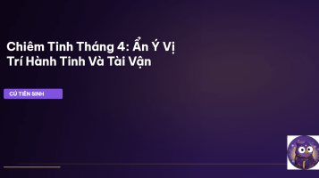 chiêm tinh tháng 4