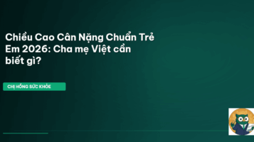 chiều cao cân nặng trẻ em