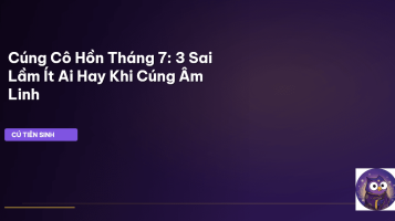 cúng cô hồn tháng 7