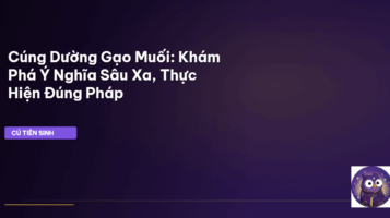 cúng dường gạo muối