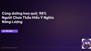 cúng dường hoa quả