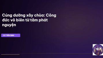 cúng dường xây chùa