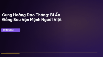 cung hoàng đạo tháng