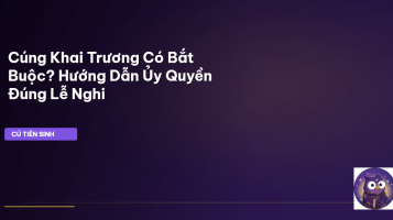 cúng khai trương