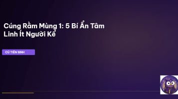 cúng rằm mùng 1