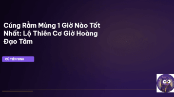 cúng rằm mùng 1 giờ nào tốt