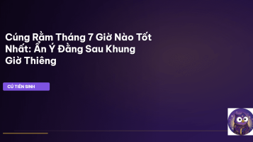 cúng Rằm Tháng 7