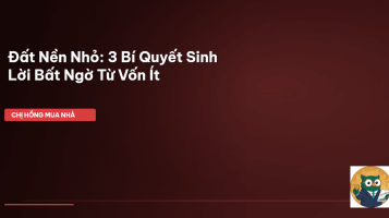 đất nền diện tích nhỏ