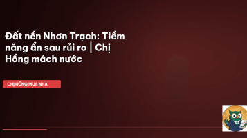 đất nền Nhơn Trạch