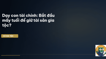dạy con về tiền bạc