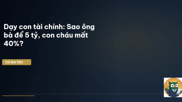 dạy con tài chính