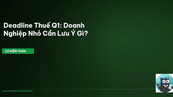 deadline thuế Q1