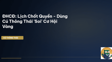 lịch chốt quyền
