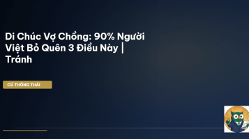 di chúc vợ chồng