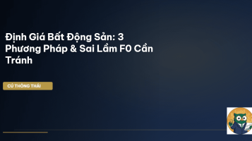 định giá bất động sản