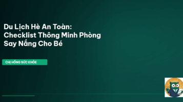 phòng ngừa say nắng cho bé