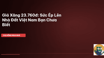 giá xăng ảnh hưởng nhà đất