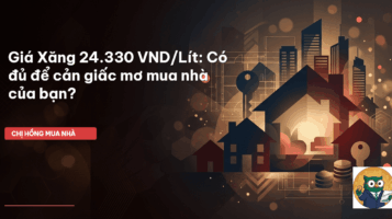 giá xăng ảnh hưởng mua nhà