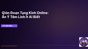 tụng kinh online gián đoạn