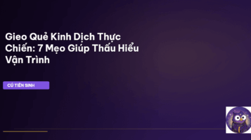 Gieo Quẻ Kinh Dịch