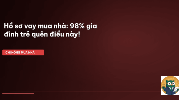 hồ sơ vay mua nhà