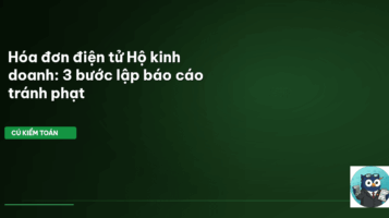 hóa đơn điện tử hộ kinh doanh