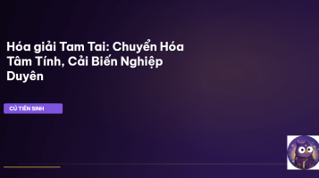 hóa giải tam tai