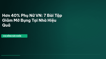 giảm mỡ bụng tại nhà