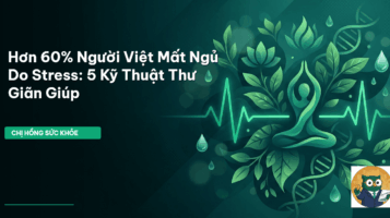 mất ngủ do stress