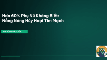sức khỏe tim mạch phụ nữ
