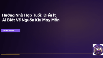 hướng nhà hợp tuổi