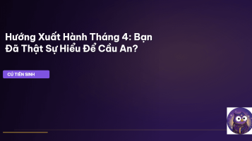 hướng xuất hành tháng 4