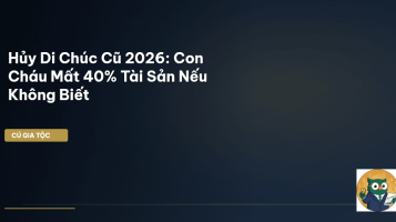 hủy di chúc cũ
