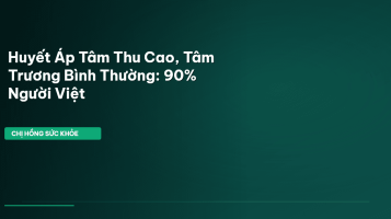 huyết áp tâm thu cao