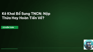 kê khai bổ sung tncn