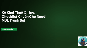 kê khai thuế online