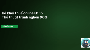 kê khai thuế online