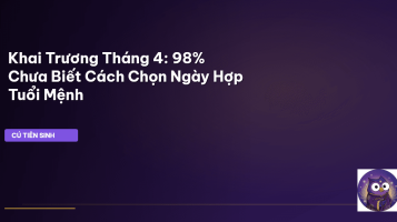 khai trương tháng 4