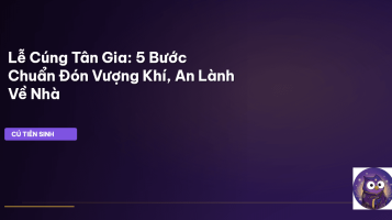 lễ cúng tân gia