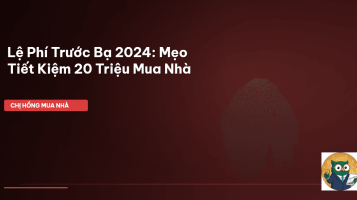 lệ phí trước bạ 2024
