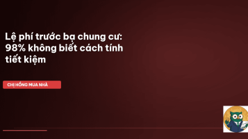 lệ phí trước bạ chung cư