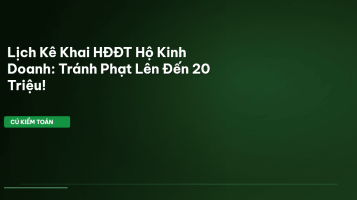 lịch kê khai hóa đơn điện tử