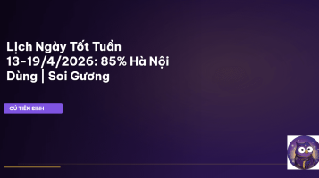 lịch ngày tốt xấu