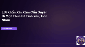 lời khấn xin xăm cầu duyên