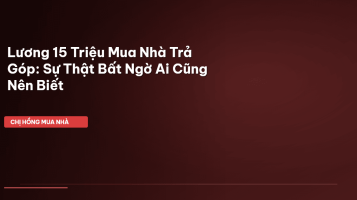mua nhà trả góp