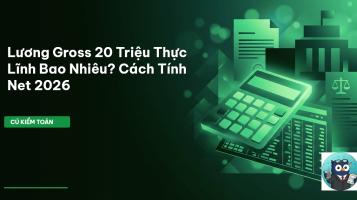 lương gross 20 triệu