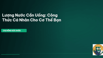lượng nước cần uống