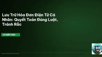 lưu trữ hóa đơn điện tử cá nhân